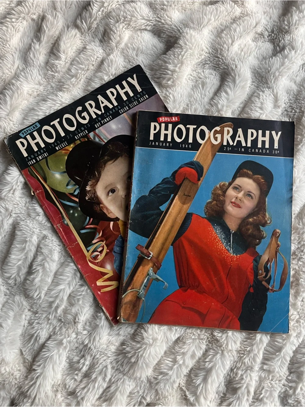 Popular Photography Magazine - 1945 & 1946